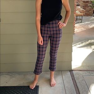 UO Lola Plaid Kick Flair Pant